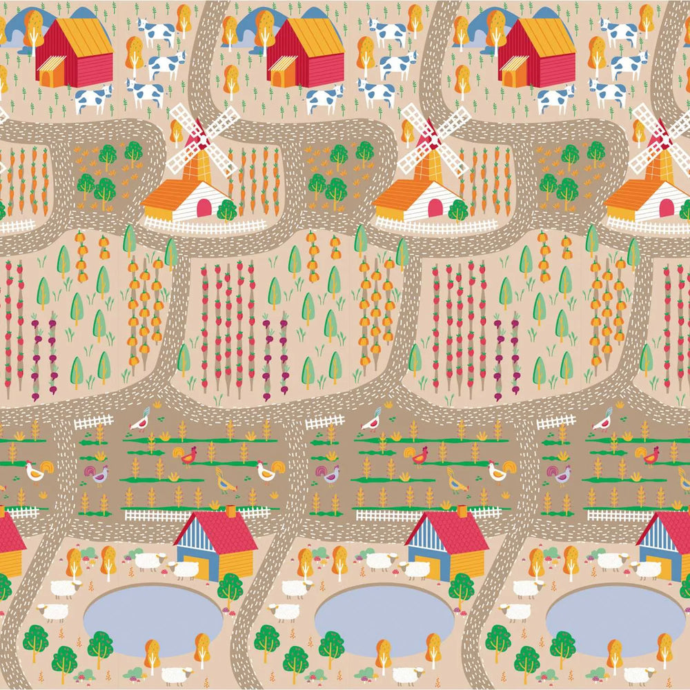 Legemåtte 120 X 180 Cm – Land, By – Asalvo
