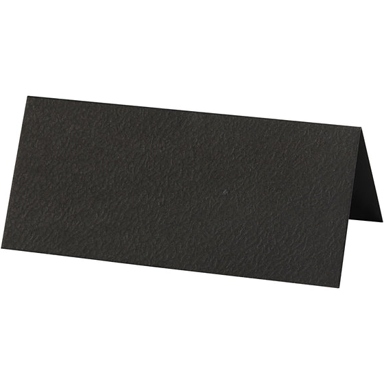 Bordkort, str. 9x4 cm, 220 g, sort, 20 stk./ 1 pk.