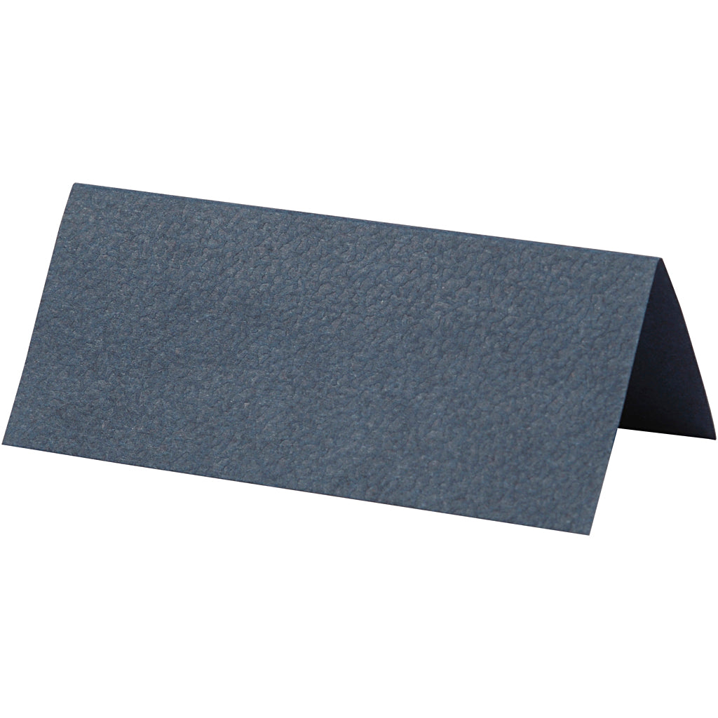 Bordkort, str. 9x4 cm, 220 g, blå, 20 stk./ 1 pk.