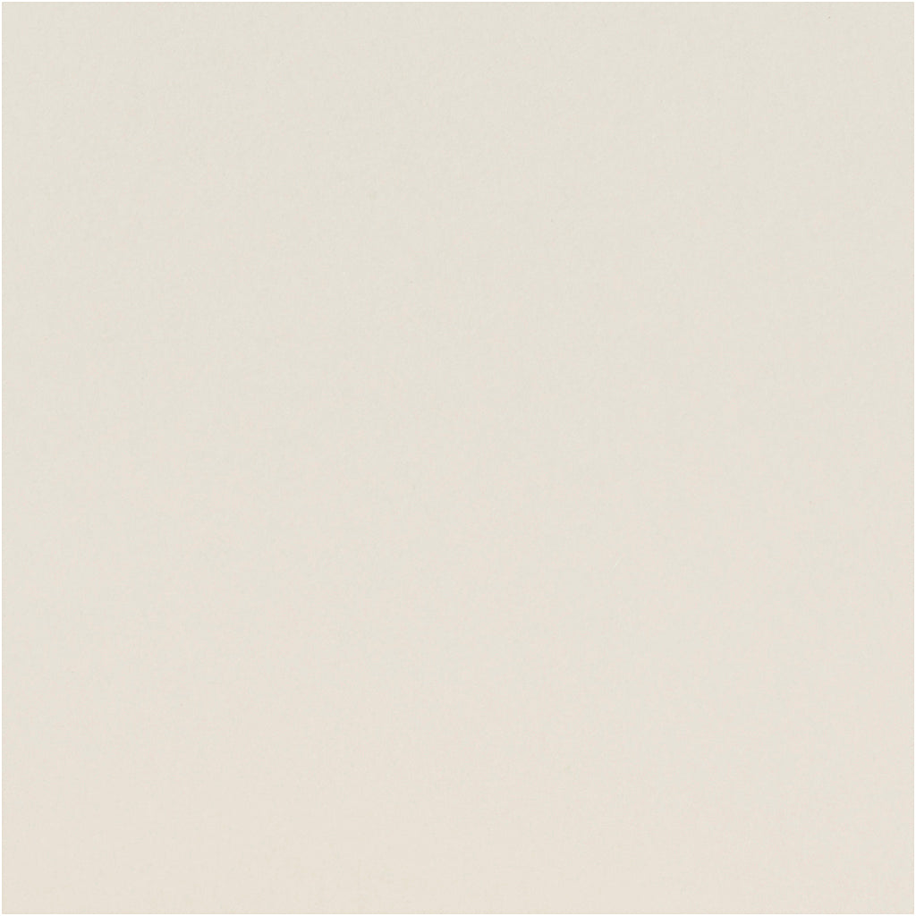 Kort og kuverter, kort str. 10,5x15 cm, kuvert str. 11,5x16,5 cm, 110+230 g, råhvid, 6 sæt/ 1 pk.