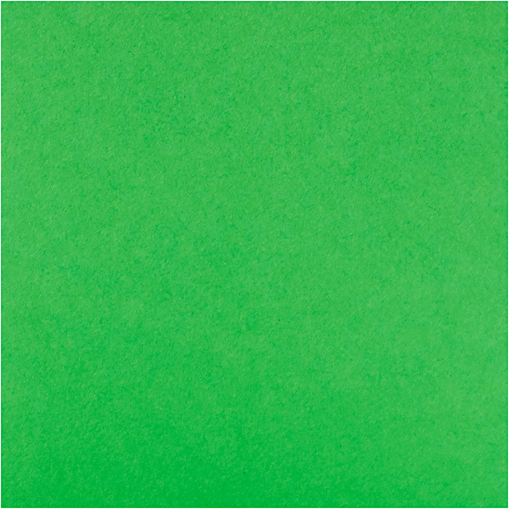 Kort og kuverter, kort str. 10,5x15 cm, kuvert str. 11,5x16,5 cm, 110+220 g, grøn, 6 sæt/ 1 pk.