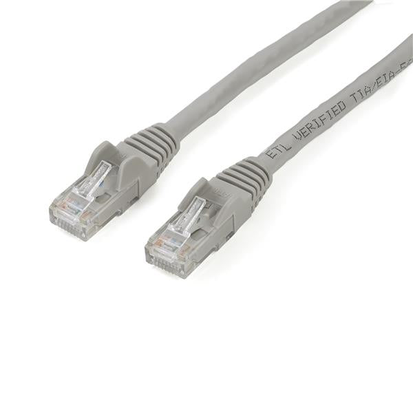 StarTech.com 2m CAT6 Ethernet Cable, 10 Gigabit Snagless RJ45 650MHz 100W PoE Patch Cord, CAT 6 10GbE UTP Network Cable w/Strain Relief, Grey, Fluke Tested/Wiring is UL Certified/TIA - Category 6 - 24AWG (N6PATC2MGR) CAT 6 Ikke afskærmet parsnoet (UTP) 2m