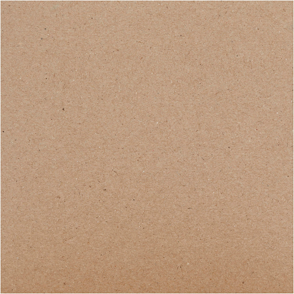 Kort og kuverter, kort str. 15,2x15,2 cm, kuvert str. 16x16 cm, 230 g, natur, 4 sæt/ 1 pk.
