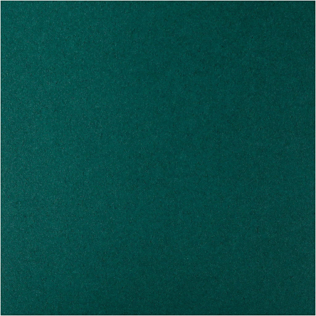 Kort og kuverter, kort str. 12,7x17,8 cm, kuvert str. 13,3x18,5 cm, 230 g, mørk grøn, 4 sæt/ 1 pk.