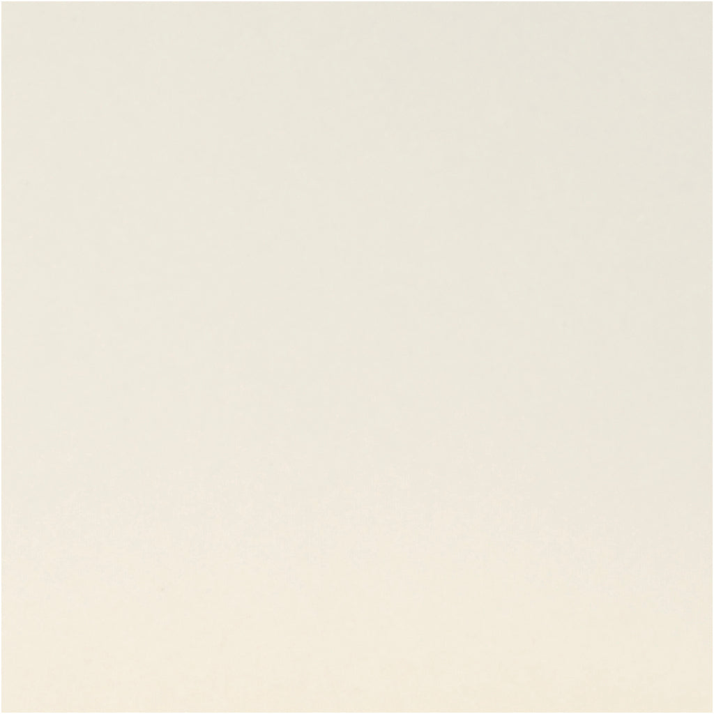 Kort og kuverter, kort str. 15x15 cm, kuvert str. 16x16 cm, 110+220 g, råhvid, 50 sæt/ 1 pk.