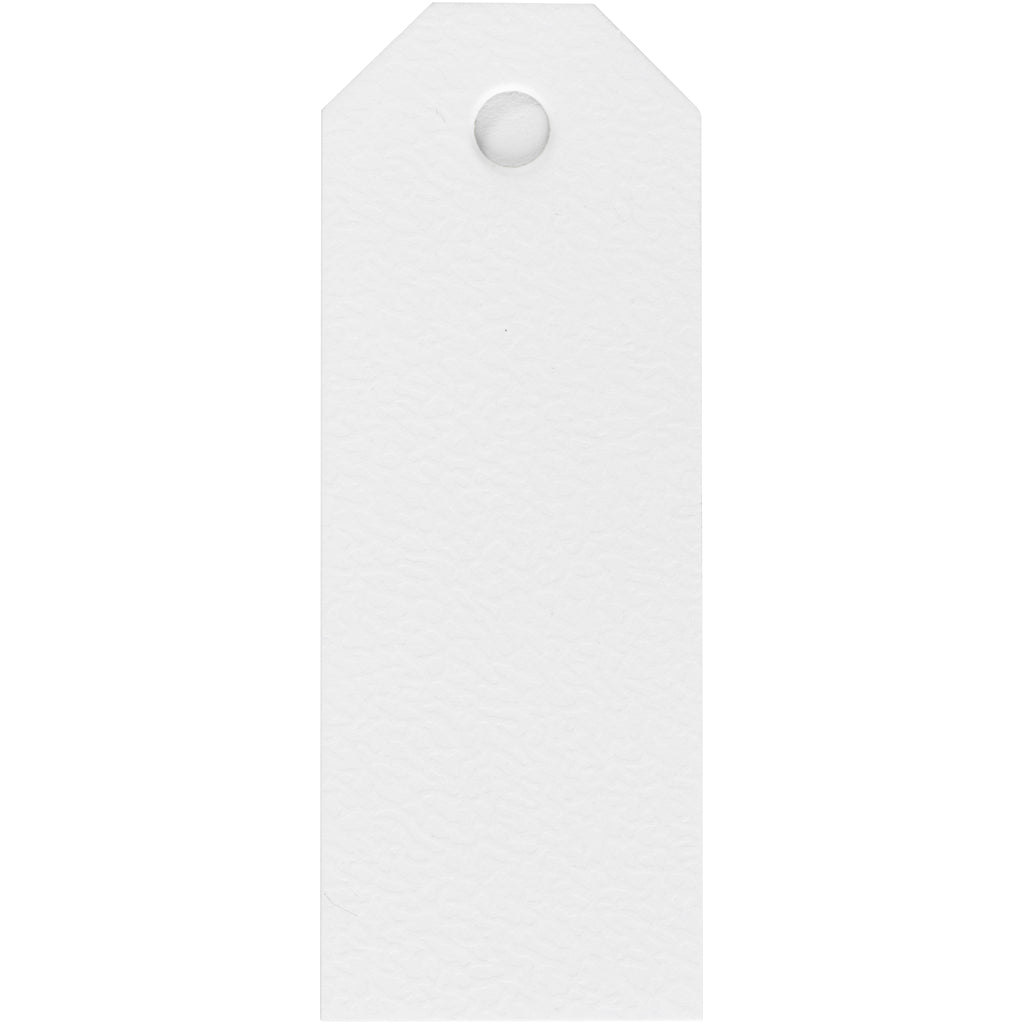 Manilamærker, str. 3x8 cm, 220 g, hvid, 20 stk./ 1 pk.