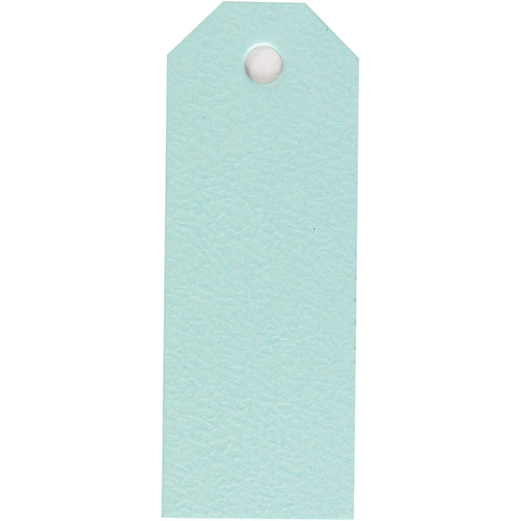 Manilamærker, str. 3x8 cm, 220 g, lyseblå, 20 stk./ 1 pk.