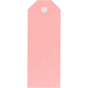 Manilamærker, str. 3x8 cm, 220 g, lyserød, 20 stk./ 1 pk.