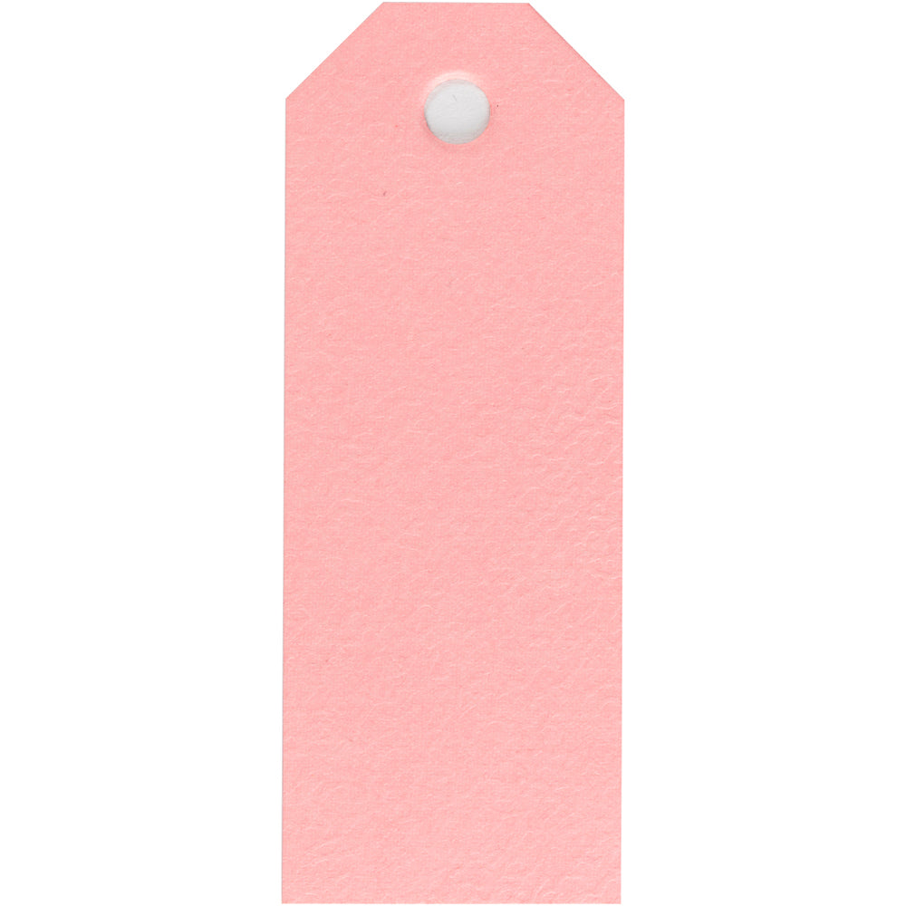 Manilamærker, str. 3x8 cm, 220 g, lyserød, 20 stk./ 1 pk.