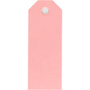 Manilamærker, str. 3x8 cm, 220 g, lyserød, 20 stk./ 1 pk.
