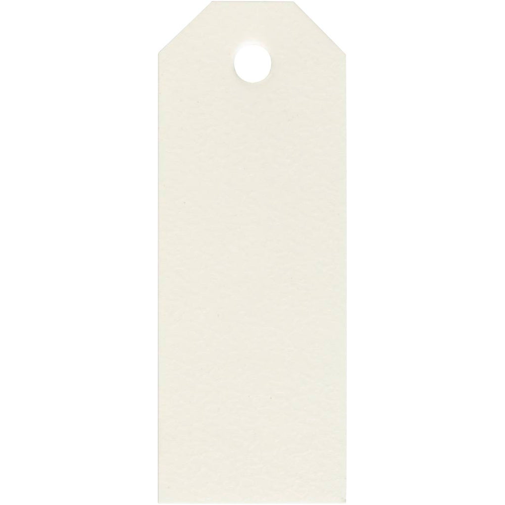 Manilamærker, str. 3x8 cm, 220 g, råhvid, 20 stk./ 1 pk.