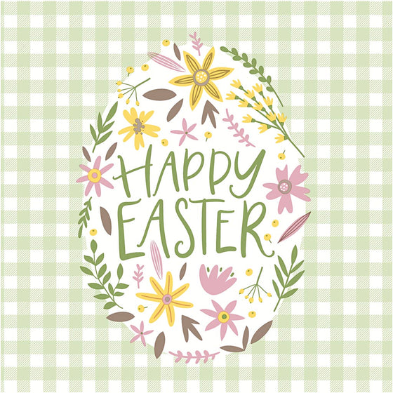 Servietter, Happy Easter, str. 33x33 cm, 20 stk./ 1 pk.