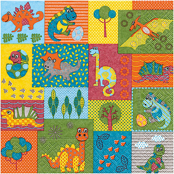 Servietter, babydyr, str. 33x33 cm, 20stk./ 1 pk.