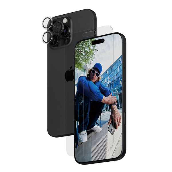 PanzerGlass ® 2-i-1 Pakke iPhone 16 Pro Max