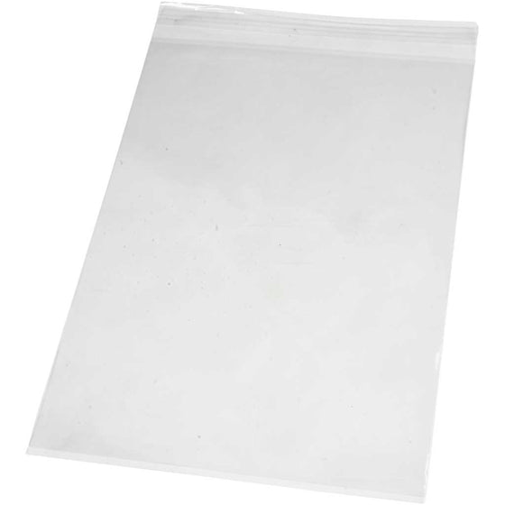 Cellofanposer , H: 31,2 cm, B: 22,5 cm, tykkelse 25 my, 20 stk./ 1 pk.