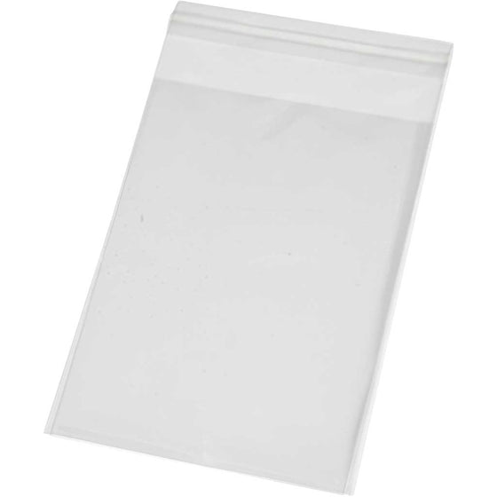 Cellofanposer , H: 12,9 cm, B: 9,7 cm, tykkelse 25 my, 200 stk./ 1 pk.