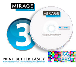 Mirage 8 & 12 Color Edition Canon Værktøjer - udskriftsopgaver og printeradministration 1 licens Engelsk Tysk Fransk Italiensk Spansk