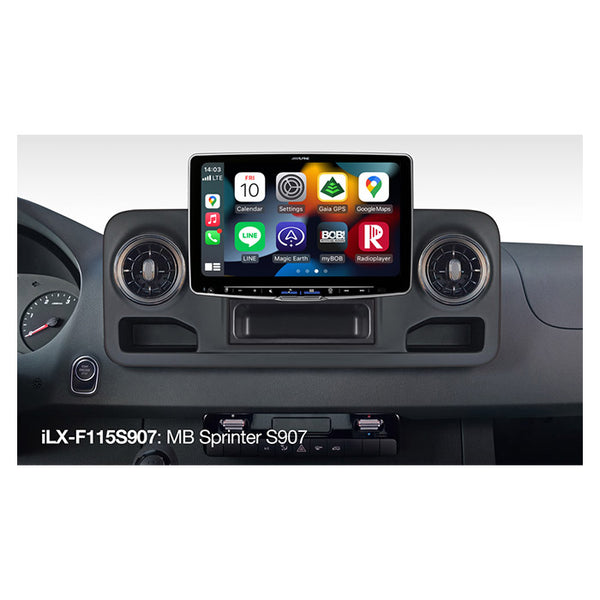 Alpine ILX-F115S907 bundle til Halo11 til Sprinter S907