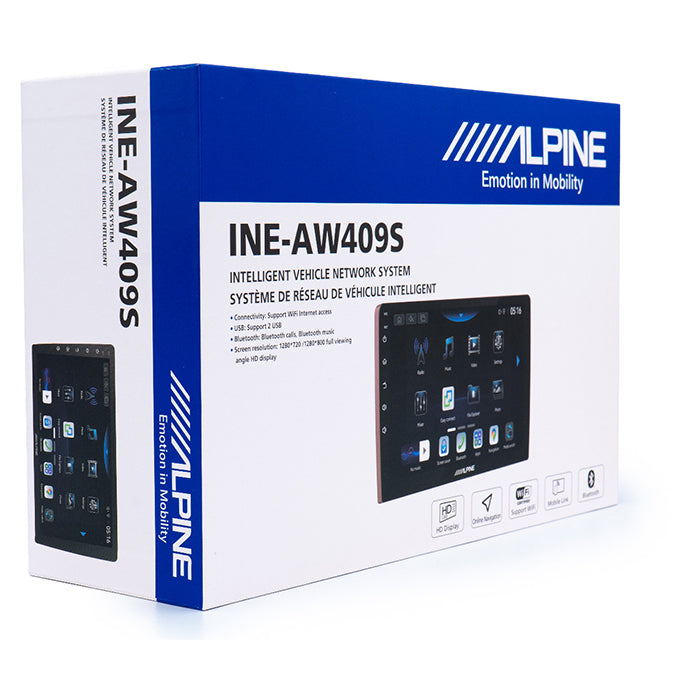 Alpine INE-AW409S Multimedieskærm CarPlay Android Auto