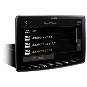 Alpine INE-F904DC Halo9 med navi og truck kort