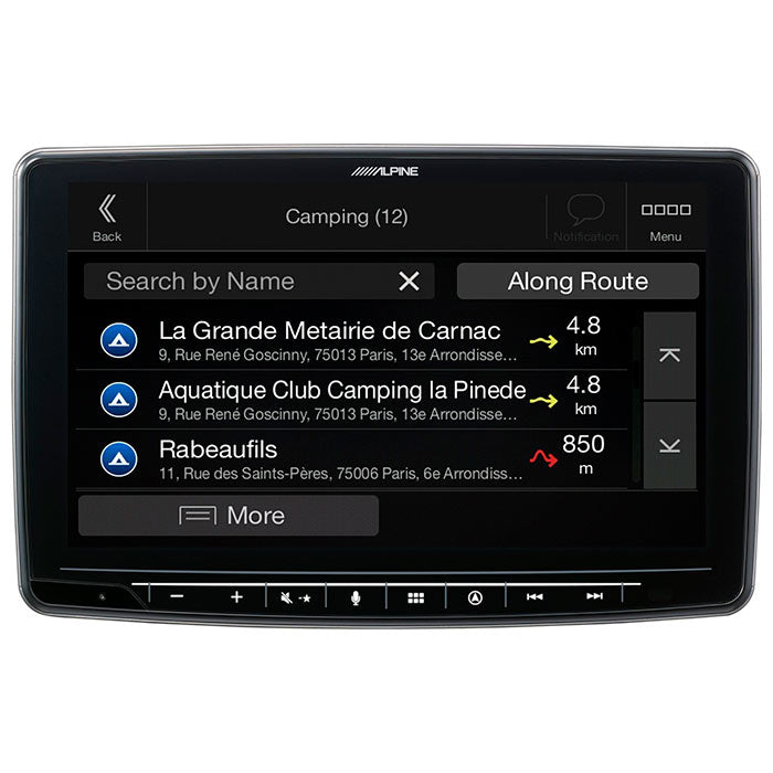 Alpine INE-F904DC Halo9 med navi og truck kort