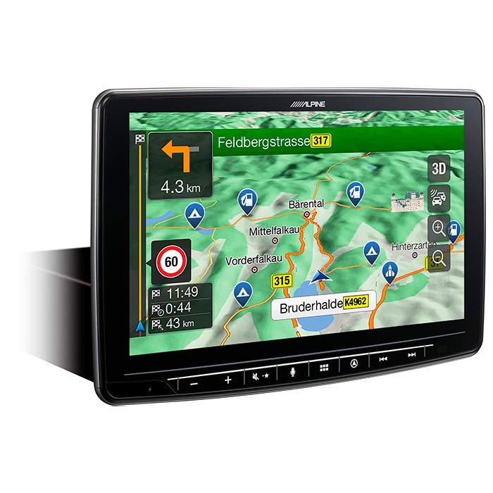 Alpine INE-F904D Halo9 med navi