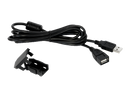 Alpine USB forlængerkabel 1,5 meter