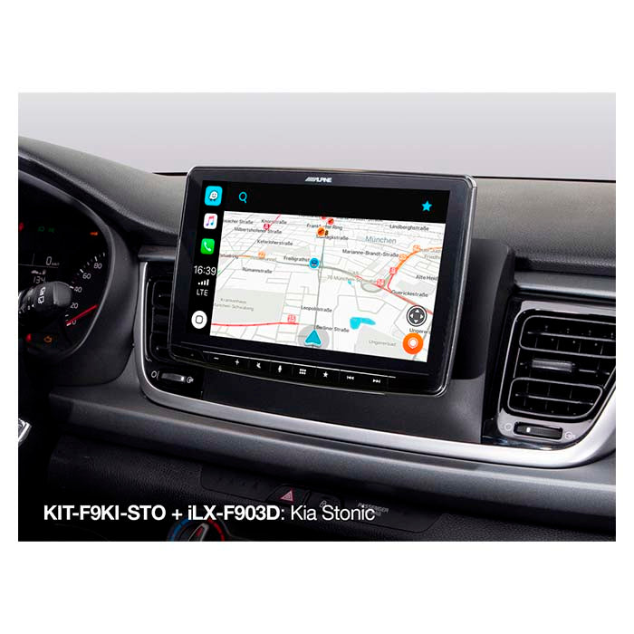 Alpine 9" monteringssæt Kia stonic 2017->