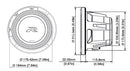 Alpine R2-W8D4 Type-R subwoofer 8" 4 Ohm
