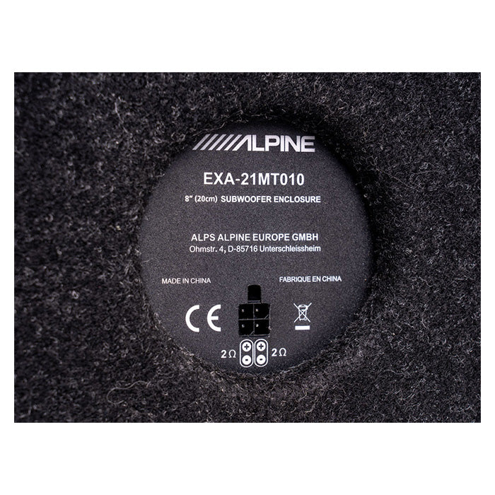 Alpine subwoofer & DSP system til eftermonteret radio