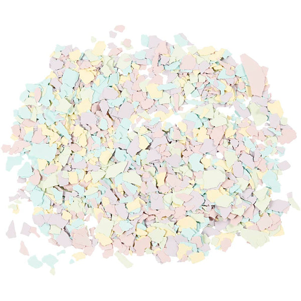 Terrazzoflager, pastelfarver, 90 g/ 1 ds.