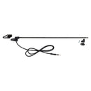 Universal antenne AM/FM DIN sort 118 cm.
