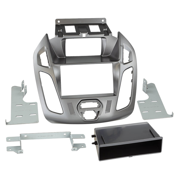 2-DIN Radioramme Ford Transit Connect 13-18 Sølv