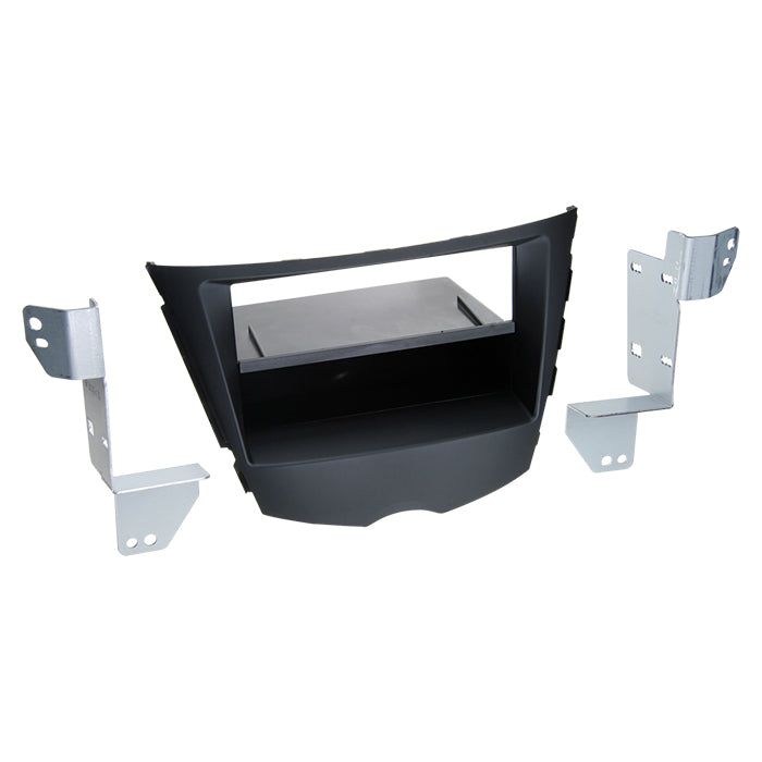 2-DIN radioramme m/lomme Hyundai Veloster 2011- sort