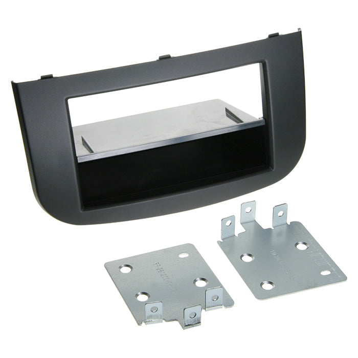 2-DIN radioramme m/lomme Mitsubishi Colt 2008- sort