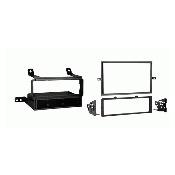 2-DIN radioramme m/lomme Nissan/Suzuki sort