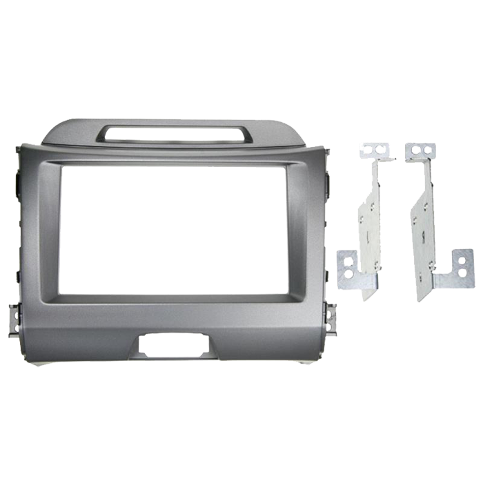 2-DIN kit Kia Sportage  2010-> grå