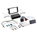 Komplet 2-DIN Kit m. rum Skoda/VW piano sort 40Pin