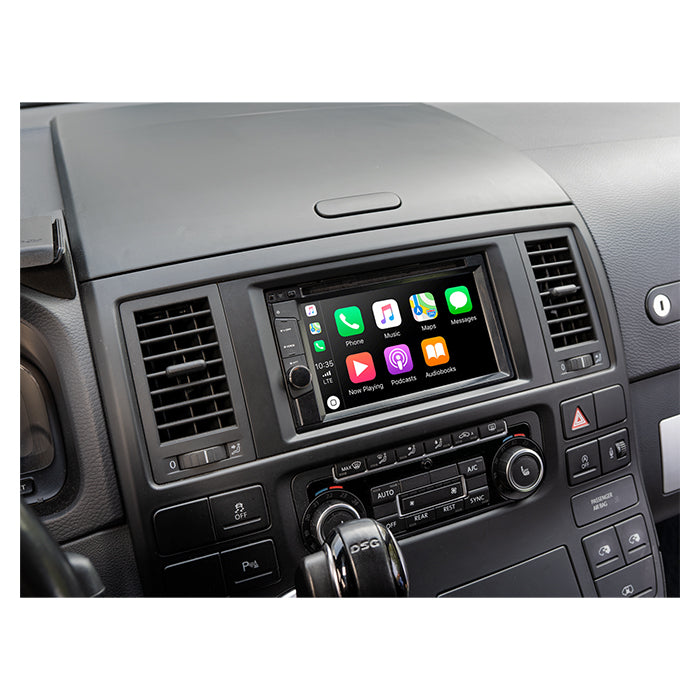 Komplet 2-DIN Kit m. rum VW T5 2003-2015/Touareg 2003-2