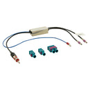 Komplet 2-DIN Kit m. rum Skoda/VW sort 40Pin/52Pin