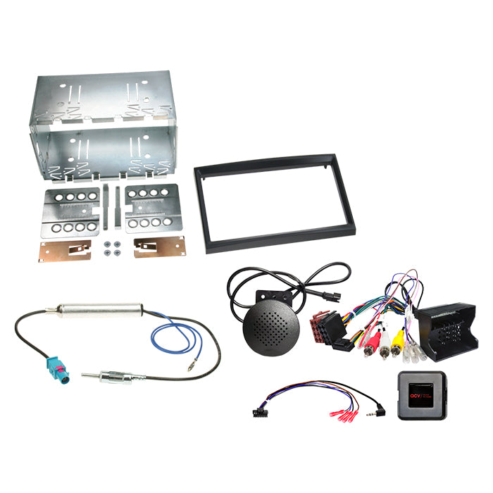 Komplet 2-DIN Kit Citroen/Fiat/Peugeot RD4 HU /PDC