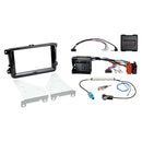 Komplet 2-DIN Kit Seat/Skoda/VW  piano sort