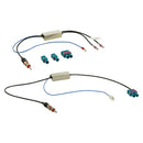 Komplet 2-DIN Kit VW Polo 2014-2017 sølv i-dapter