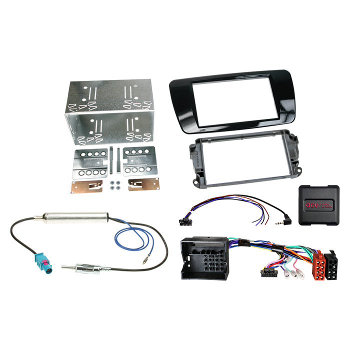 Komplet 2-DIN Kit Seat Ibiza 2008-2015 piano sort