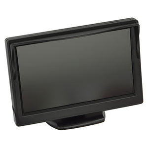 Monitor universal 5" 2xvideo input m/tilbehør 12/24V