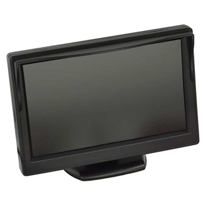 Monitor universal 5" 2xvideo input m/tilbehør 12/24V