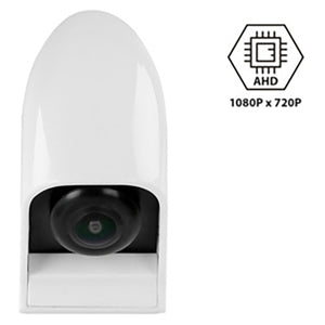 Bakkamera AHD universal dråbeformet hvid 12/24V
