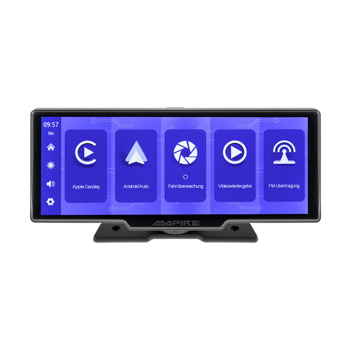 Ampire 10" skærm CarPlay Android Auto Dashcam