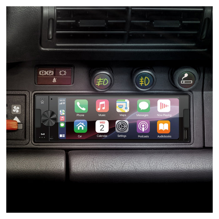 Ampire 1-DIN skærm med CarPlay Android Auto