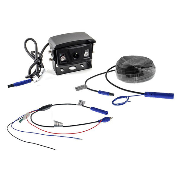 Ampire Farve bakkamera med IR universal sort 10m kabel